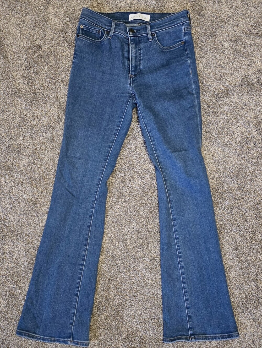 Denim Forum Women’s Blue Denim Jeans - Classic Bootcut